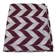 thumbnail image 2 of Pop Fashion Women's Infinity Scarf with Hidden Zipper Pocket & Pattern Print Chevron Arrow (Brown), 2 of 2