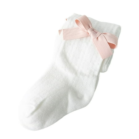 

iaksohdu Girls Pantyhose Adorable Comfortable Cotton Baby Hollow Mesh Long Ultra-thin Socks Photograph Prop