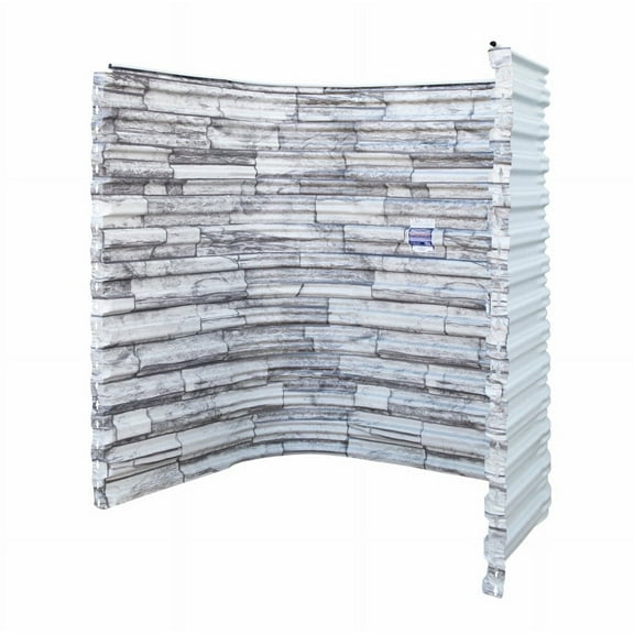 Quick-Ship Tuffwell Metal Heavy-Duty Window Well (Stoneview, 42"W x 36" P x 48" D)