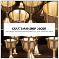 thumbnail image 4 of Copa de cáliz de latón, copa de vino, vasos para beber de latón, vasos para bebidas, 2 uds., 4 of 6