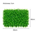 thumbnail image 2 of Planta verde artificial simulación hierba verde decoración de la pared del hogar hoteles cafeterías telones de fondo, 2 of 5