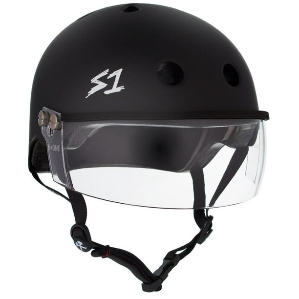 S1 Lifer Visor Helmet Black Matte