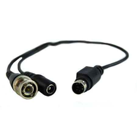 - LOREX CABLE RCA to 4-6 Pin Female DIN Connector DVR CCTV Side
