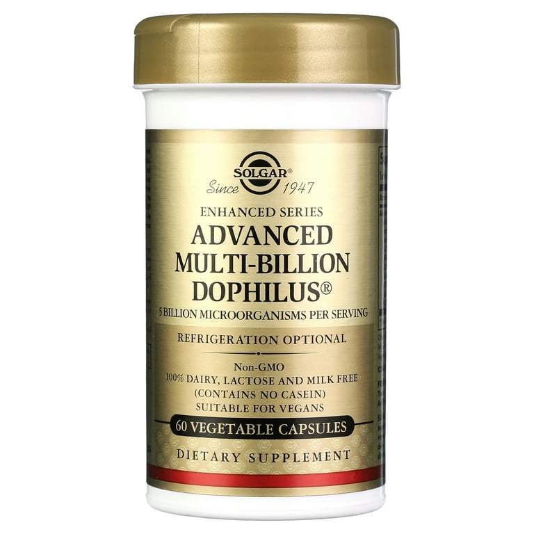 Solgar Advanced Multi-Billion Dophilus Probiotics, Digestive