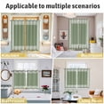 thumbnail image 6 of Cameo Brown Greek Key Kitchen Curtains Small Short 39 Inch Length, Geometric Greece Ancient Farmhouse Geo Bedroom Living Room Curtains, Light Filtering Cafe Curtain Drapes 2 Panels Set 55''x39'', 6 of 9