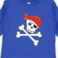 thumbnail image 4 of Inktastic Pirate Skull and Crossbones Boys or Girls Long Sleeve Toddler T-Shirt, 4 of 5