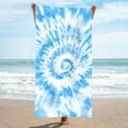 thumbnail image 2 of Binwennn Microfiber Beach Towel Light Beach Pattern Bath Towel Sand Proof Beach Blanket Travel Multipurpose Towel 75 X 150 Cm Hot Tub Towels Oversized Utility Towels Spa Towels for Bathroom Bath Room, 2 of 3