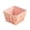Pink, variant on SomWiBe Ceramic Berry Basket, Square Rustic Stoneware Berry Bowl with Drainage Holes, Fruit Colander for Kitchen, Pink, 4.33 × 4.33 × 2.76 in