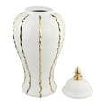 thumbnail image 3 of Luzkey Ceramic Flower Vase Chinese Ceramic Ginger Jar for Bookshelf Entryway Office, 3 of 8
