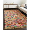 thumbnail image 1 of Unique Loom 3153166 Tapis Rectangulaire Treillis Chindi 9 x 12 Pi, Multi Couleur, 1 of 1