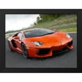 thumbnail image 2 of Stephen Chambers 18x15 Black Modern Wood Framed Wall Art Titled - Lamborghini Aventador 1, 2 of 6