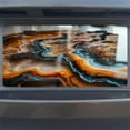 thumbnail image 7 of Swirling Agate Pattern Funny Personalized License Plate Rust-proof Stainless Steel Metal License Plate Suitable For Men And Women 12.2" x 6.2", 7 of 7