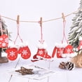 thumbnail image 2 of Naiovety Colgante de pared con Clip de de 6 piezas, decoración de Navidad, superficie lisa decorativa multiusos, colgantes para fiestas, Kits de decoración para fiestas Rojo, 2 of 6
