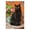 500 PCS, variant on Jigsaw Puzzle 500 Pieces for Adults, Black Cat Sitting by Floral Vase Theme, Cute Cat Design, Relaxing Challenging Family Puzzle, Fun Home Wall Decor for Adults