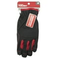 thumbnail image 2 of Hyper Tough Black Synthetic Leather Utility Glove, Full Fingers, Men's Medium, 1pair, 2 of 9
