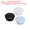 Black Blue White, variant on Uxcell Travel Soap Container, 3 Pack Round Soap Holder Case, Pink Green Blue