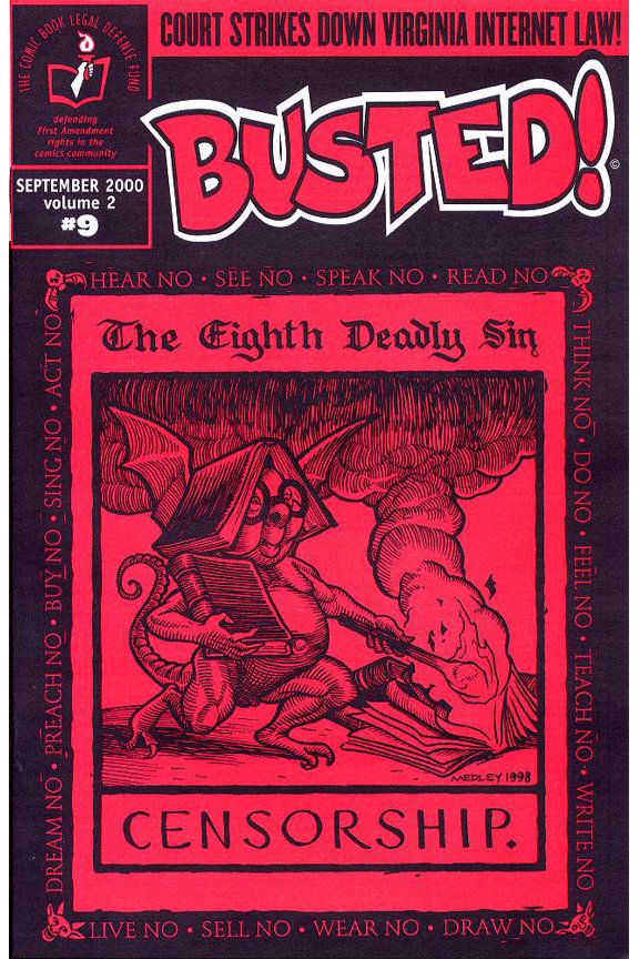 Busted! (vol. 2) #9 VF ; CBLDF Comic Book
