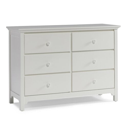 Ti Amo 6 Drawer Double Dresser Choose Your Color Walmart Com