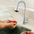 thumbnail image 6 of yotijay Single Cold Water Faucet Modern Design Kitchen Tap for Home Kitchen Bathroom No Wall Mounted, 6 of 9