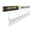 White Powder Coated, variant on JELOSTONE 2 Pack - Commercial Door Bottom Sweep, Heavy Duty Aluminum, Fire Rated, Vinyl Insert, JS-NV307, Ideal for Residential & Commercial Use (Dark Bronze Anodized, 36'')