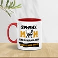 thumbnail image 4 of Sphynx Mom Like a Normal Mom Except Much Cooler Happy Mother's Day 11oz Accent Two-tone Mug Cat Lover Kitten Owner Gifts Idea Coffee Tea Cup - 02004, 4 of 5
