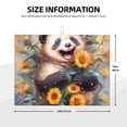 thumbnail image 2 of Sikiie Elegant Cute Panda Sunflower Dish Drying Mat, Kitchen Counter Mat, Self Drying Mat for Kitchen Counter Dish Drying Pad ,for Dishes, Utensils, Pots and Pans（24" x 18"）, 2 of 7
