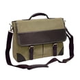 thumbnail image 1 of Preferred Nation P6232.OLIVE Mallette en Cuir Livingston, Olive, 1 of 3