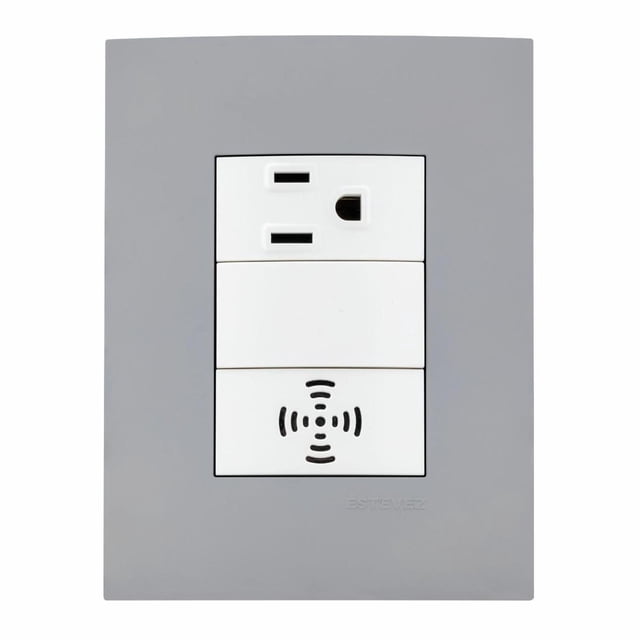 Placa 3 Ventanas Gamma Gris