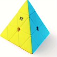 thumbnail image 1 of D-FantiX QYTOYS Qiming Pyramid Speed Cube Stickerless Triangle Cube 3x3 Puzzle, 1 of 5