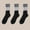Combination six: 3 pairs of black, variant on Monebena 3 Pairs Fuzzy Socks Womens Cozy Soft Socks Fluffy Cute Winter Warm Slipper Floor Socks Thicken Coral Velvet Christmas Stocking M01