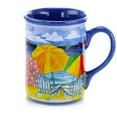 thumbnail image 6 of Gibson Home Beachcomber 4 Piece 16 Ounce Stoneware Mug Set in Assorted Designs, 6 of 6