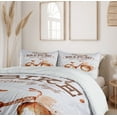thumbnail image 6 of Ambesonne Coffee Art Duvet Cover Sets, Bike Love Passion, 2-Queen, Dark Orange Chocolate, 6 of 6