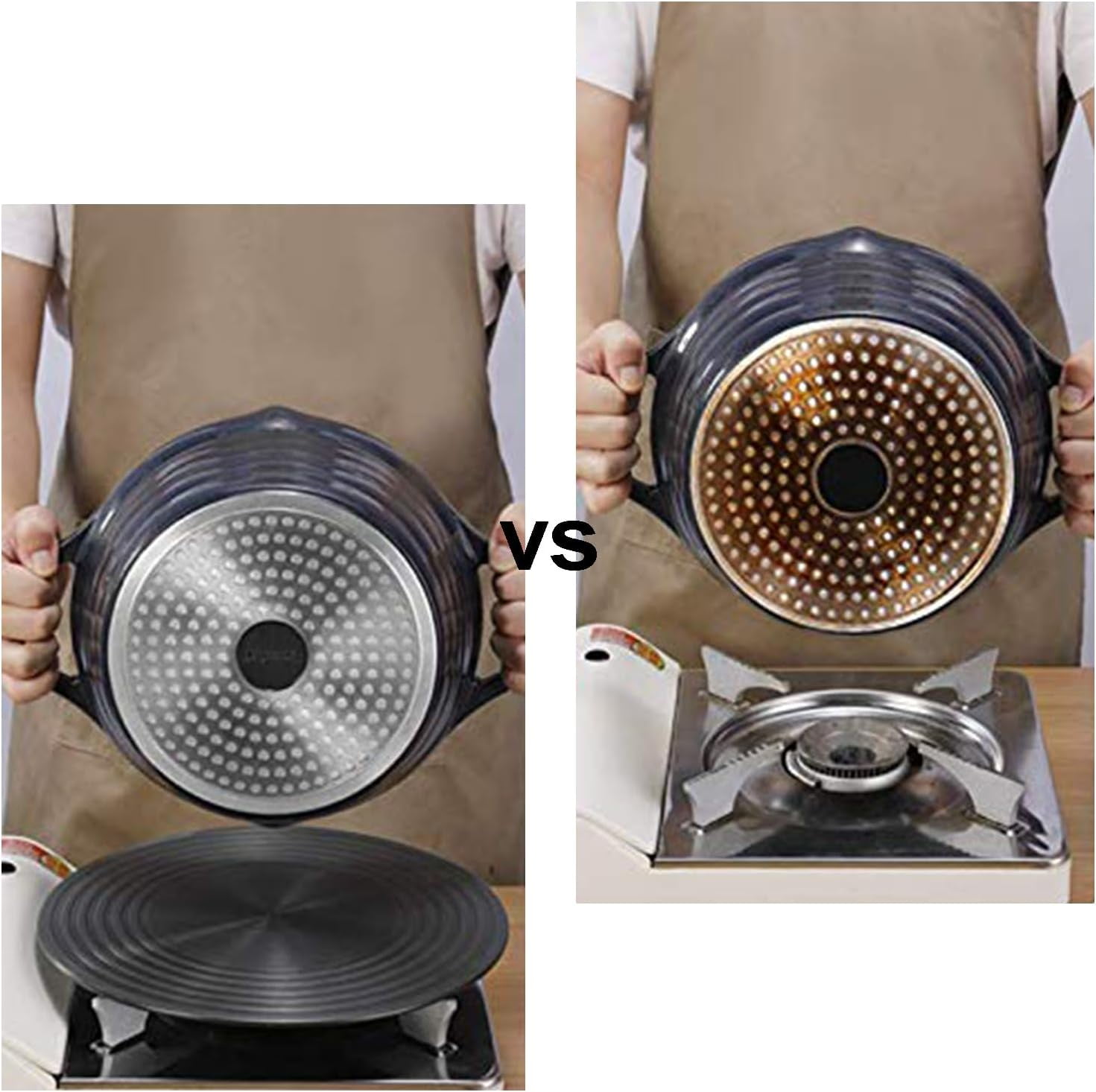 Aluminum Heat Diffuser Plate,Simmer Plate for Gas Stove,Induction Adapter Suitable for Gas Stove and Induction Electric Cooktop,Pot Protection & Anti-burning,Energy Saving,Round,11inch