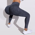 thumbnail image 6 of idosla Resistance Band Leggings for Women, Seamless High Waist Shaping Pants for Yoga Gym Workout (Dark Gray, S), 6 of 6