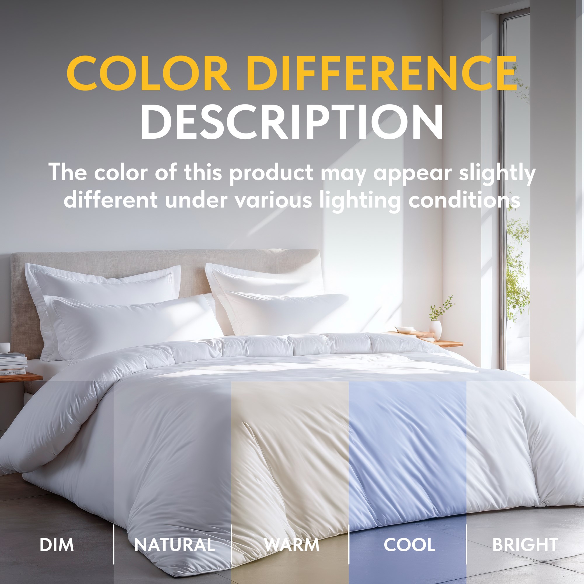 White Classic Luxury Duvet Cover Set Queen 90x90 photo 2