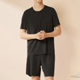 thumbnail image 2 of ZVNAΖH Mens Pajamas Set, Oversized Mens Lounge Set Sleepwear Homewear, Super Soft Comfty, 2 of 3