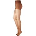 thumbnail image 2 of Hanes Women's Silk Reflections Silky Control Top Reinforced Toe Pantyhose, 6 pairs, 2 of 4
