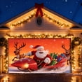 thumbnail image 2 of SIfdSeng Get it Fast Large Garage Door Banner Outdoor for Holiday Season Front Porch Yard Festive Xmas Welcome Sign, 2 of 5