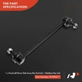 thumbnail image 3 of A-Premium 6 x Front and Rear Sway Bar Links Stabilizer Bar Links & Ball Joints, Compatible with Toyota Camry 1997-2001, Avalon, Solara & Lexus ES300, RX300, Replace # K9499, K90311, K90312, K90313, 3 of 8