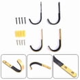 thumbnail image 3 of Gun Rack Storage Rifles Shotgun Hooks Wall Mount Hangers For Any Rifles Shotg J4, 3 of 5