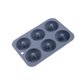 thumbnail image 2 of Moldes de silicona para donas, molde para donas, paquete de 3 moldes para hornear donas de silicona antiadherentes de calidad alimentaria, gris, verde, rosa, 2 of 5