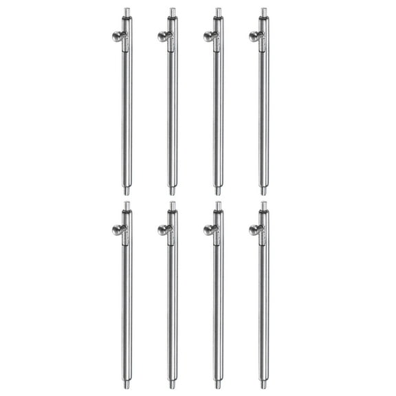 Uxcell 8pcs Quick Release Spring Bar 24mm Width 1.5mm Diameter Stainless Steel Watch Pins