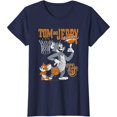 thumbnail image 1 of Tom And Jerry T-Shirt en Coton de Basketball pour Femmes, 1 of 5