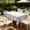 Light Blue_Base#2610, variant on Checkered Tablecloth Waterproof Oilproof Dirt Resistant Nylon Farmhouse Dining Table Cover | Modern Gingham Plaid Table Linen for Kitchen Dining Room Office Everyday Use 120 x 160 cm