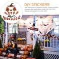 thumbnail image 4 of DIYOO Halloween Pumpkin Face Stickers 17pcs/set Large Decorative Vinyl Decals for Trunk or Garage Door Eyebrow Monster Accessories Fit Windows Archways and Car Decor, 4 of 11