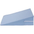 thumbnail image 4 of DMI Bed Wedge Pillow and Triangle Wedge with Elevated Incline for Neck Pain, Headaches, Reflux, Shoulders, Back Pain, Foot Support, Knee Pain or Restless Leg Syndrome, 24x24x7 inches, Blue, 4 of 5