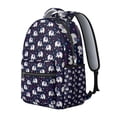 thumbnail image 2 of Elephant Print Backpack for Work - Waterproof Durable School Bookbag, Fashionable Laptop Backpack for College, Comfortable Straps, Cute Elephant Gift, 2 of 6