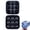 Black, variant on Silicone Soccer Ball Ice Cube Mold 3*3, 2.2" Sphere Ice Ball Maker with Built-in Funnel, Reusable Round Ice Tray for Whiskey and Game Day Party Drinks, 1PCS