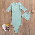 thumbnail image 4 of Fortune Baby Silkworm Cocoon Type Newborn Wrap Comfort Sleeping Bag Hat Set, 4 of 6