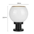 thumbnail image 5 of Waterproof Solar LED Bollard Light Outdoor Garden Yard Lawn Pillar Lamp,White Light, 5 of 5